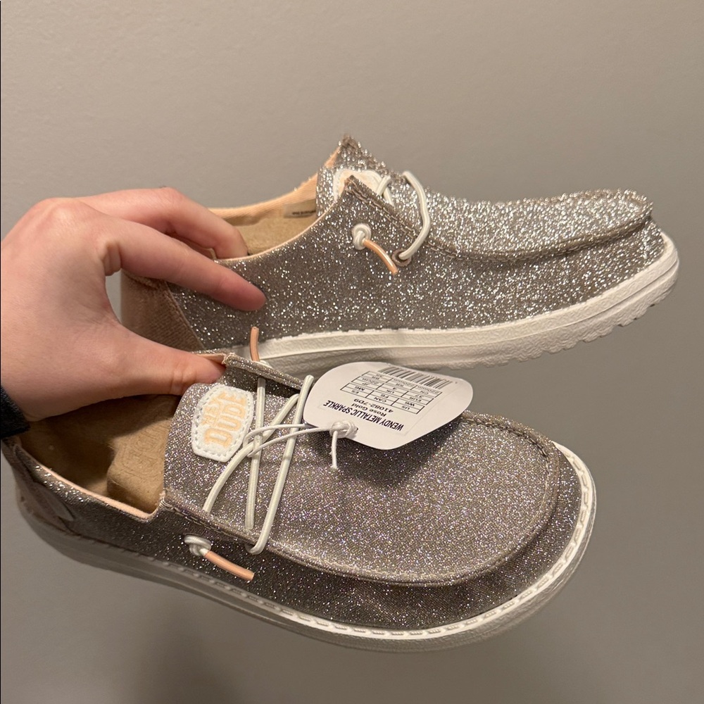 Hey Dude m Sparkly Sneakers - Silver - Picture 4 of 4